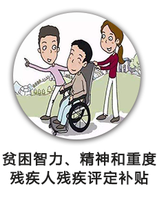 贫困智力、精神和重度残疾人残疾评定补贴